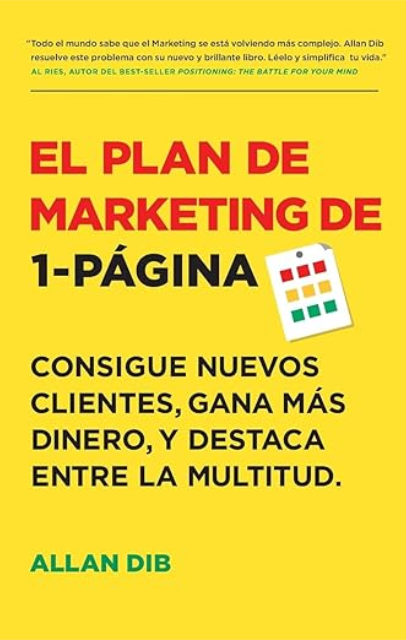 Carátula del libro El Plan de Marketing de 1-Página