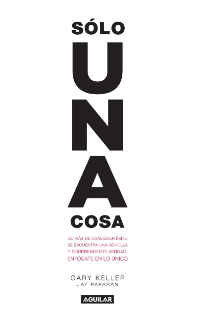 Carátula del libro Solo UNA cosa