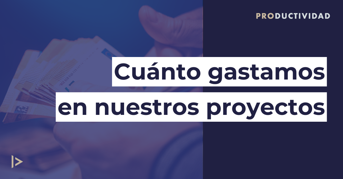 Cuánto dinero gastamos en nuestros proyectos